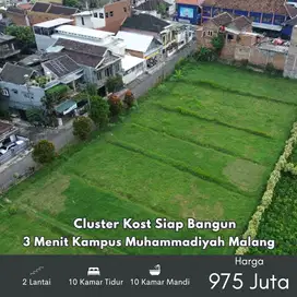 Kost Siap Bangun di Malang, Lokasi Strategis Hanya 3 Menit Kampus UMM