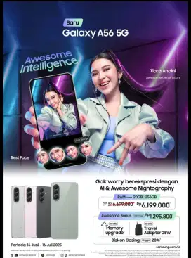 Hp Samsung A56 8+256