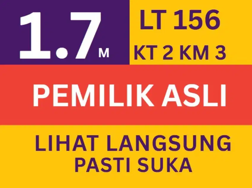 RUMAH MILIK PRIBADI TANPA PERANTARA