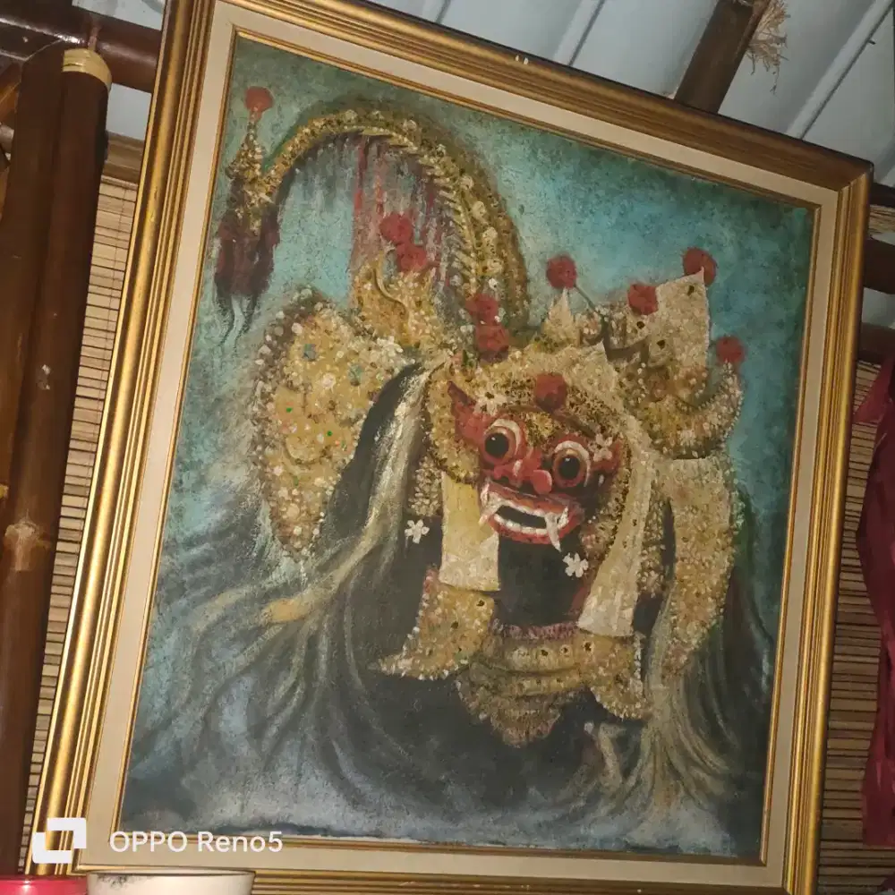 LUKISAN BARONGAN BALI LAWAS