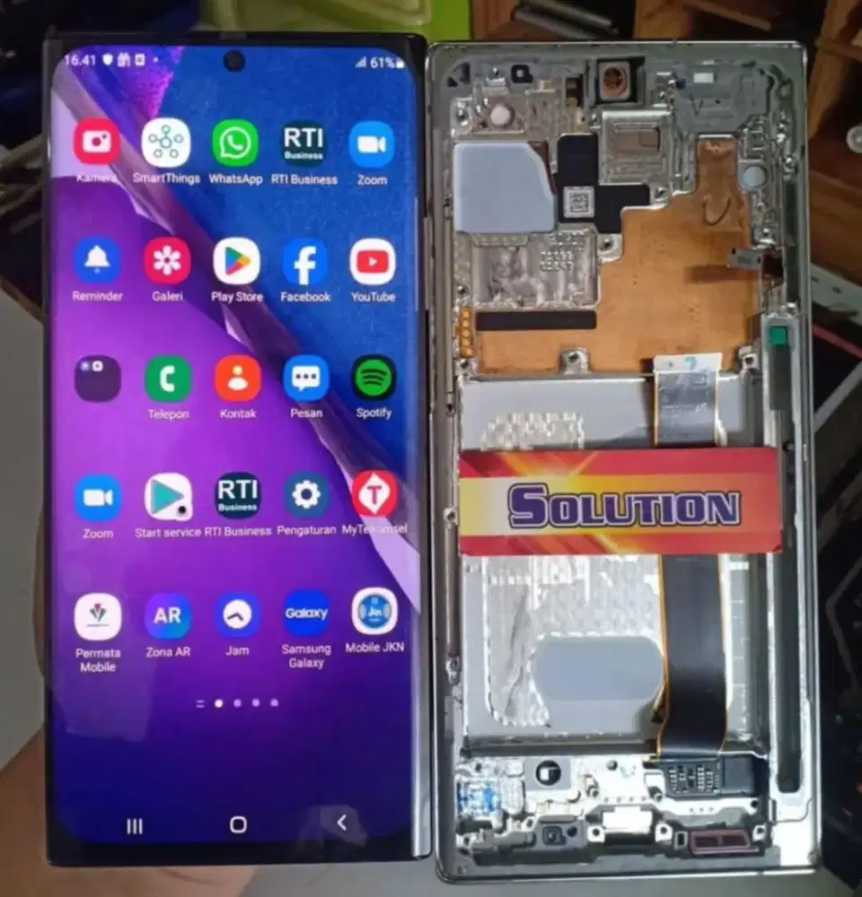 LCD TOUCHSCREEN SAMSUNG S23 ULTRA ORI OLED + PASANG