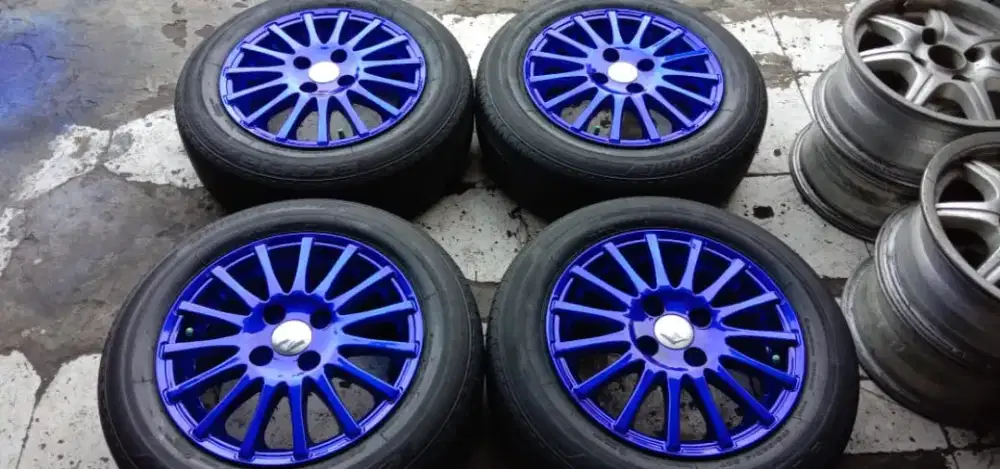 Cat velg mobil dan velg motor