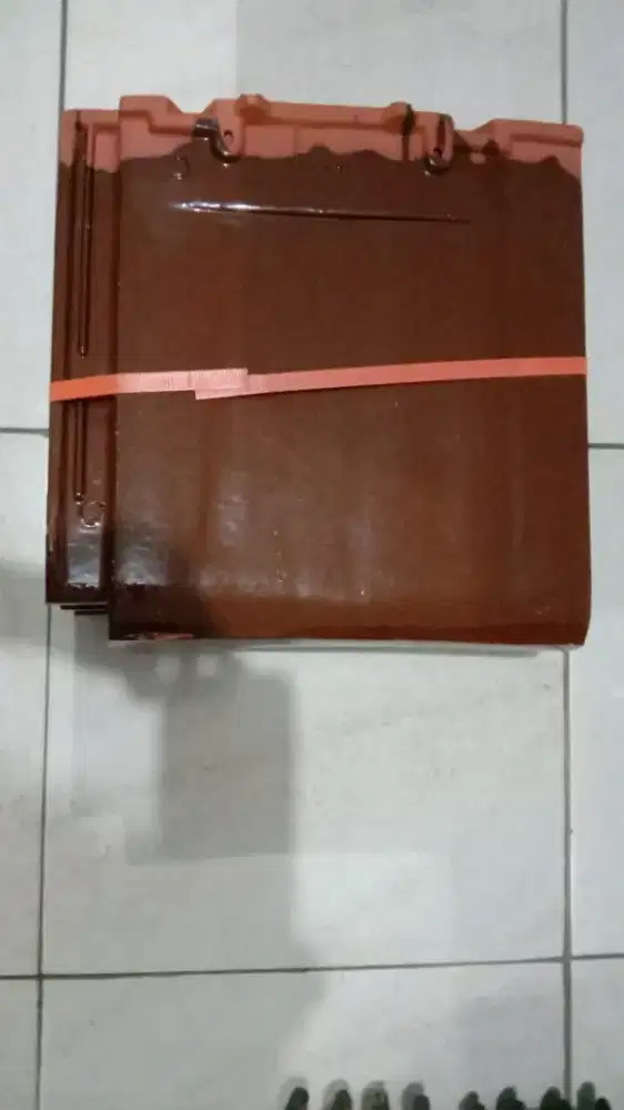 Genteng keramik kanmuri plet natural