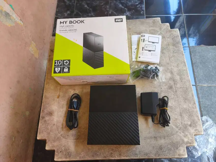 Hardisk HDD External WD My Book 10TB Fullset 03