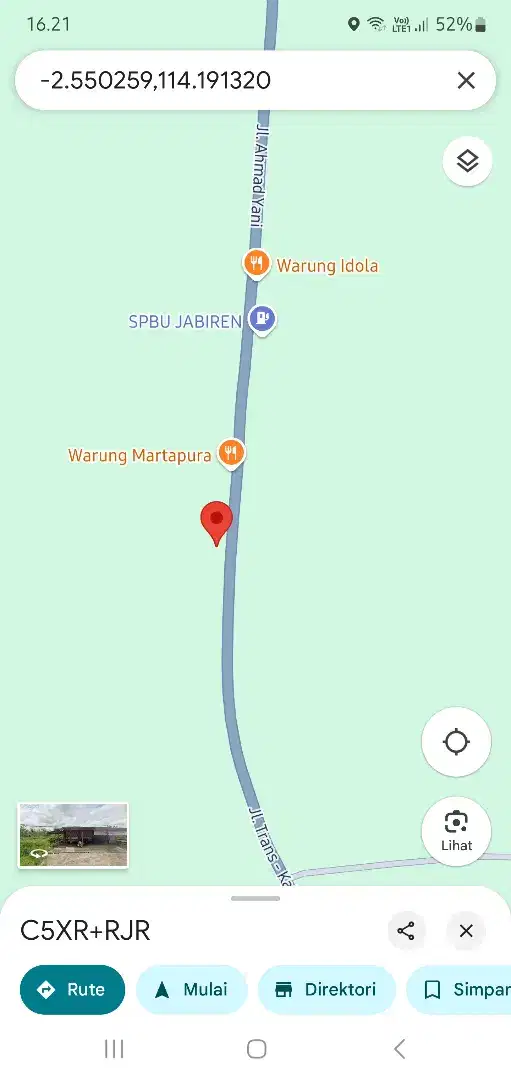 Tanah Lokasi Jabiren