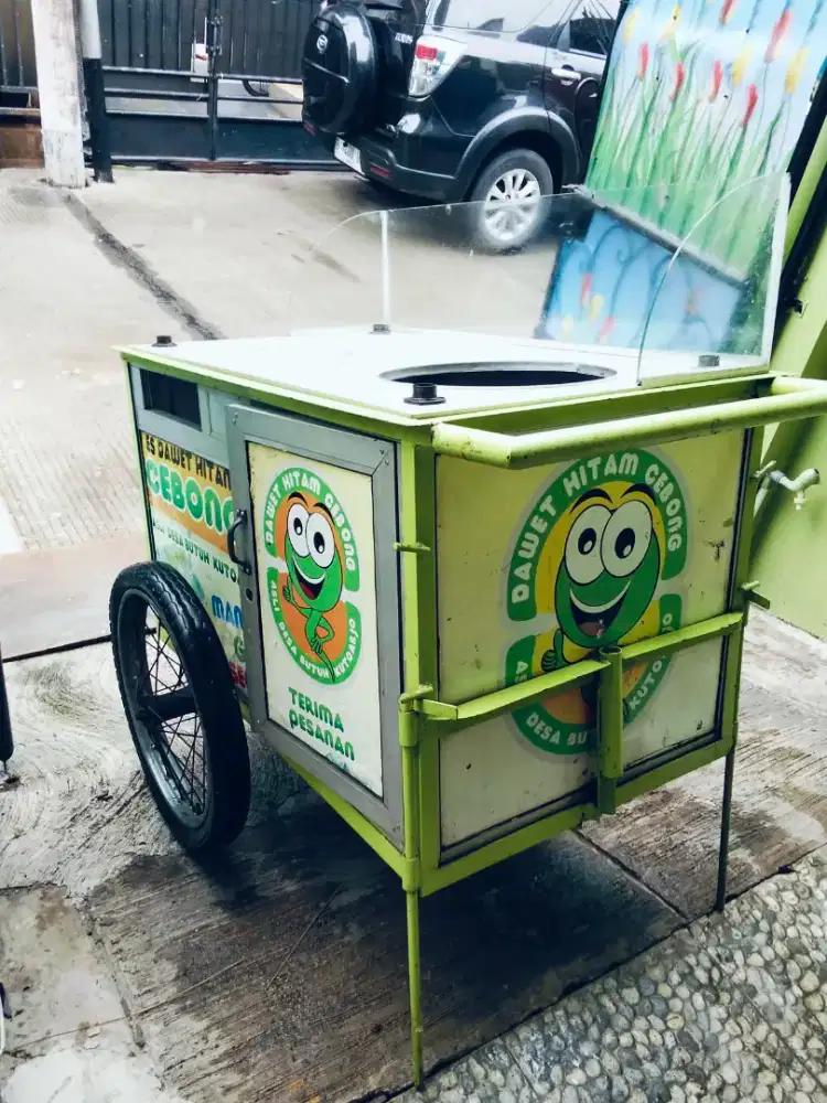 Gerobak dagang dorong