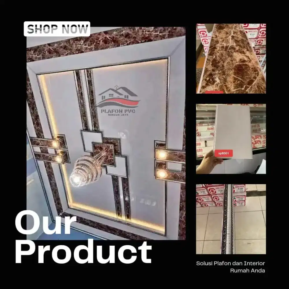 Plafon pvc muaragembong