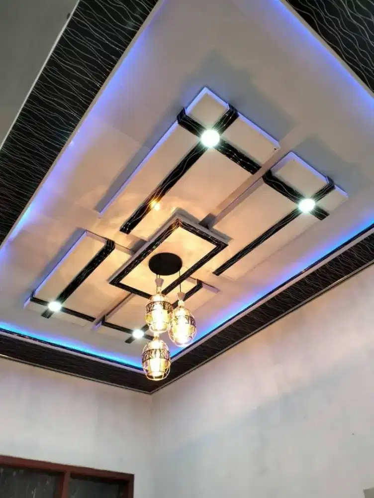 Plafon pvc bambu apus