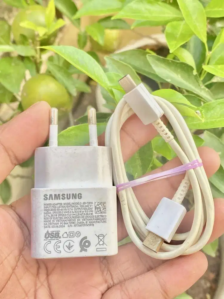 Charger A55 5G 25wat Original Second copotan