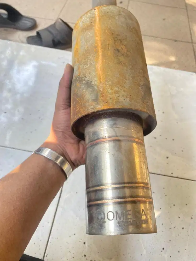 knalpot omega bass kering