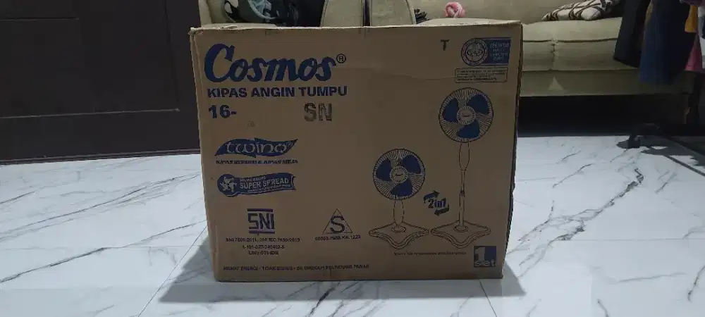 Kipas Angin Tumpu 16 Inch Merk Cosmos