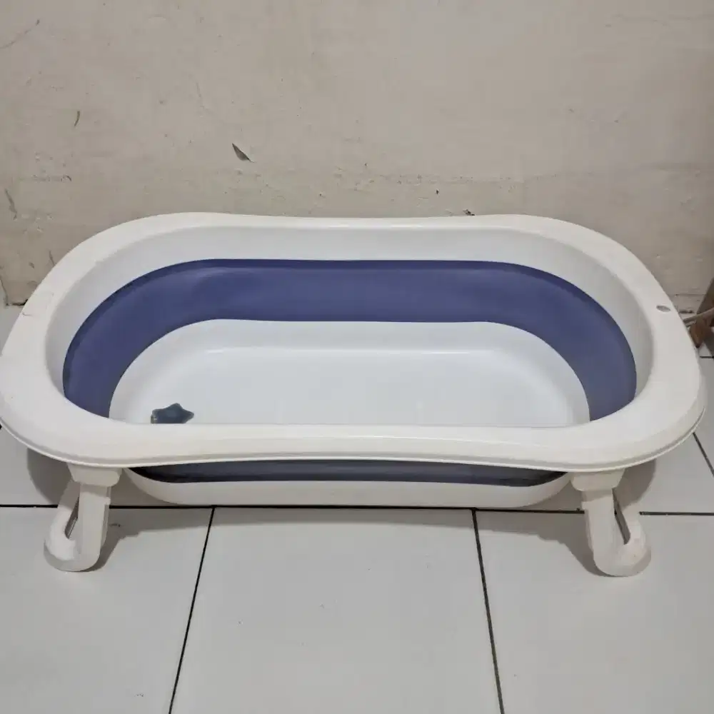 Bak Mandi Bayi Lipat Silicone Portable Foldable Baby Bathtub