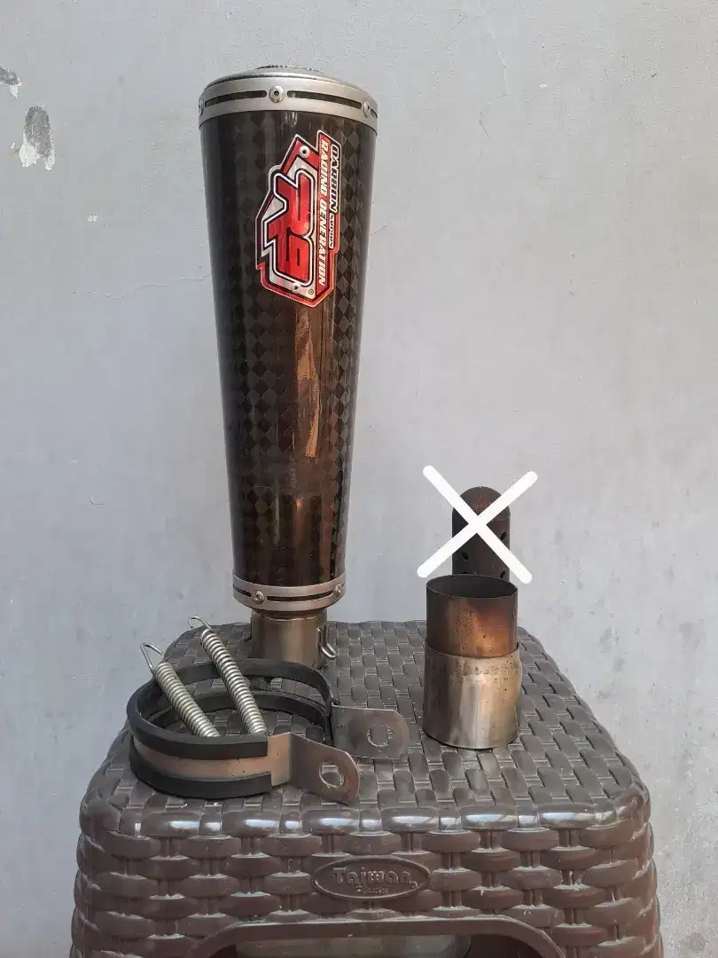 Knalpot R9 Titanium Carbon (Special Order)