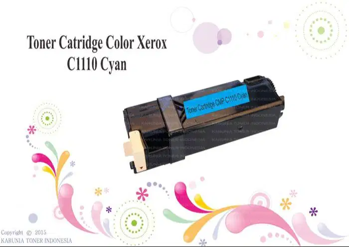 Toner Catridge Color Xerox C1110 Cyan Berkualitas