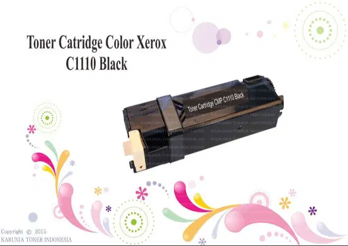 Toner Catridge Color Xerox C1110 Black Berkualitas