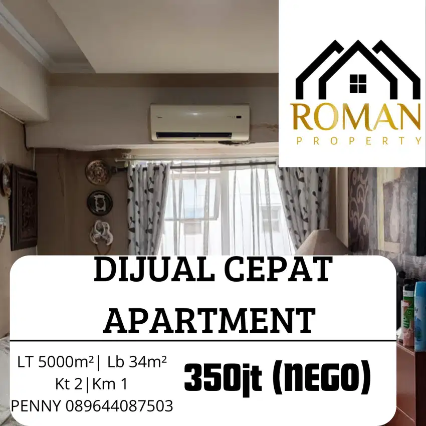 DIJUAL CEPAT APARTEMENT CILEDUG DEKAT TOLL