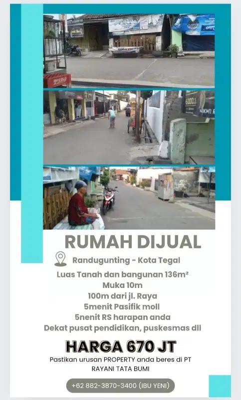RUMA DIJUAL KOTA TEGAL