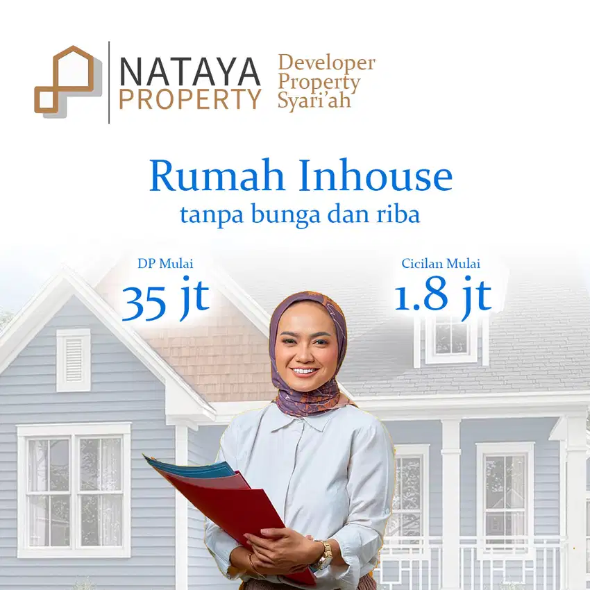 Rumah Inhouse Pasuruan, Bebas Riba Bebas Bank. Lokasi Banyak