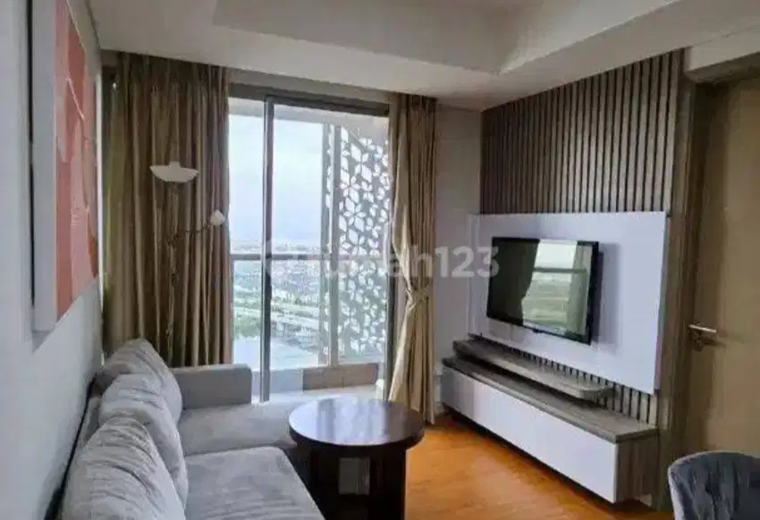 Dijual apartemen goldcoast sea view bagus siap huni full furnish