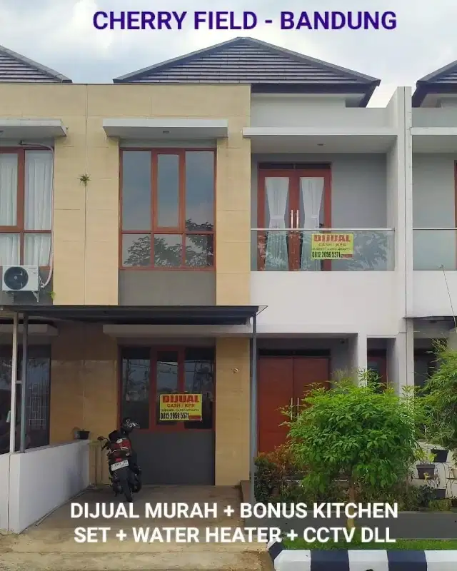 DIJUAL MURAH, Rumah 2 lt.di Cherry Field, Ciganitri Bdg