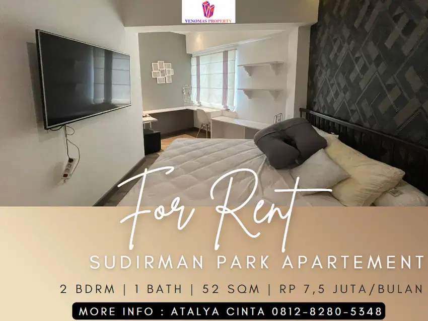 Disewakan Apartement Sudirman Park High Floor 2BR Full Furnished