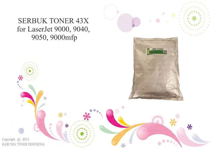SERBUK TONER 43X for LaserJet 9000, 9040, 9050, 9000mfp Berkualitas