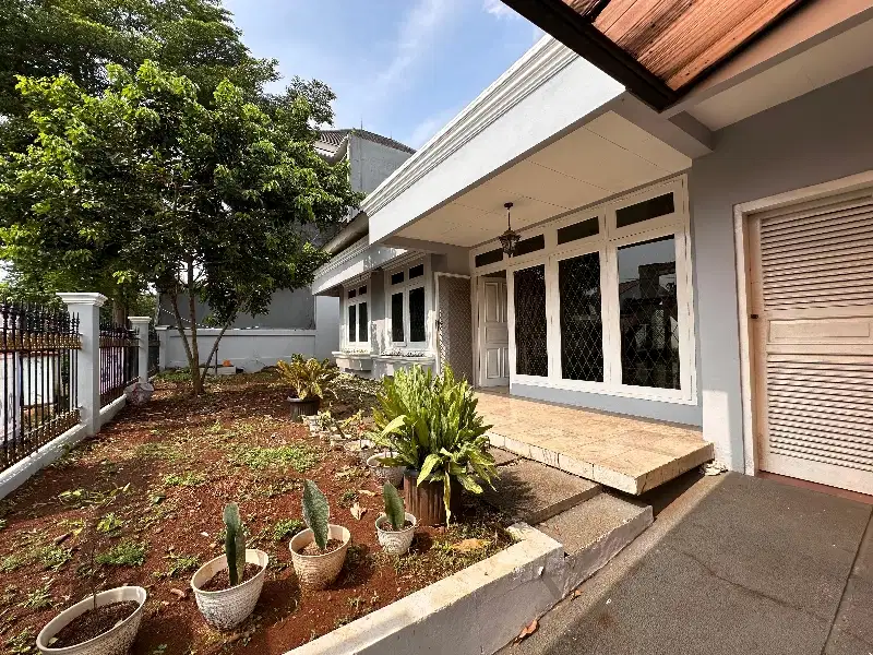rumah siap huni 1 lantai vila cinere mas, jarang ada