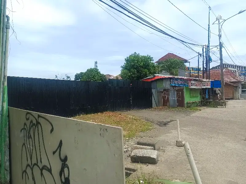 di jual tanah samping tol jati warna 50 m kepintu tol