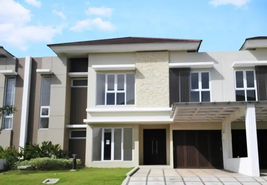 Rumah hoek 2lt 441m type 4KT Cluster Dbanyan JGC Jakarta Garden City
