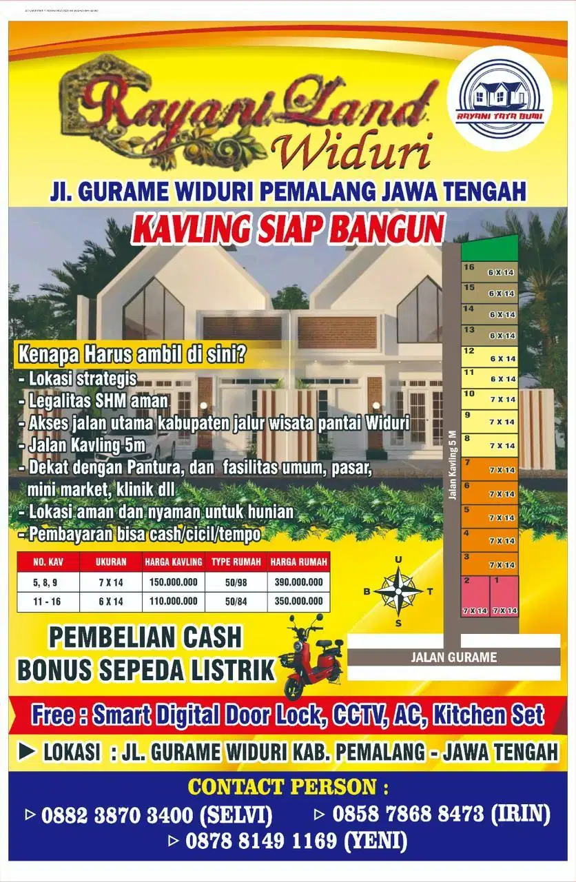 DI JUAL KAVLING SIAP BANGUN