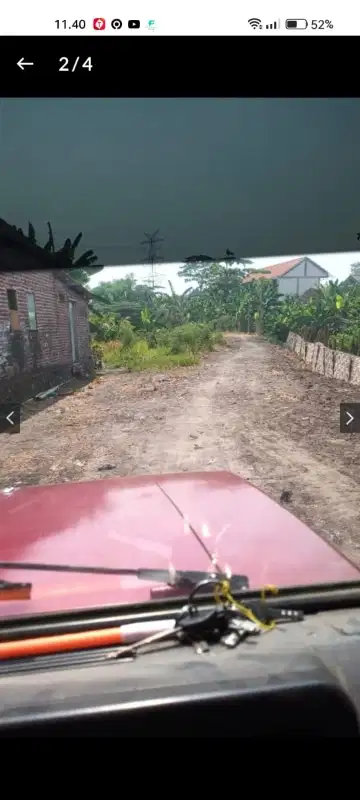 tanah strategis di kebaron ,