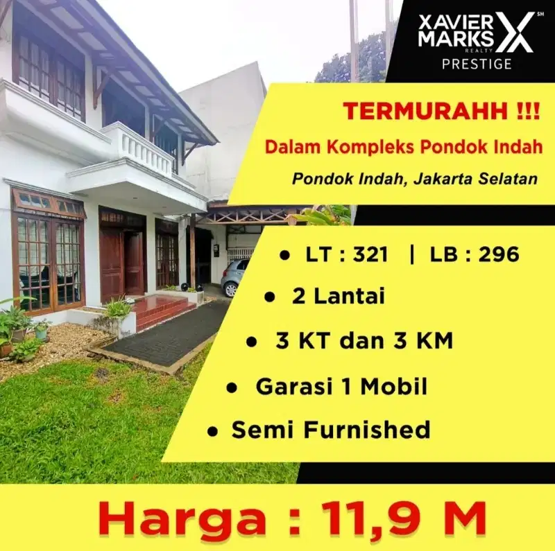 Jual Murah! Rumah siap Huni Taman Duta Pondok Indah Jaksel