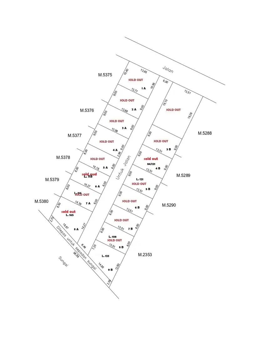 tanah kavlingan sisa 1 unit di sumber solo harga murah shm