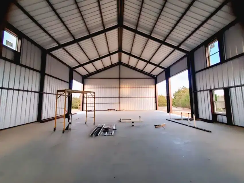RENOVASI RUMAH BUAT GUDANG BARU BESI CNP UNP BAJA RINGAN DLL