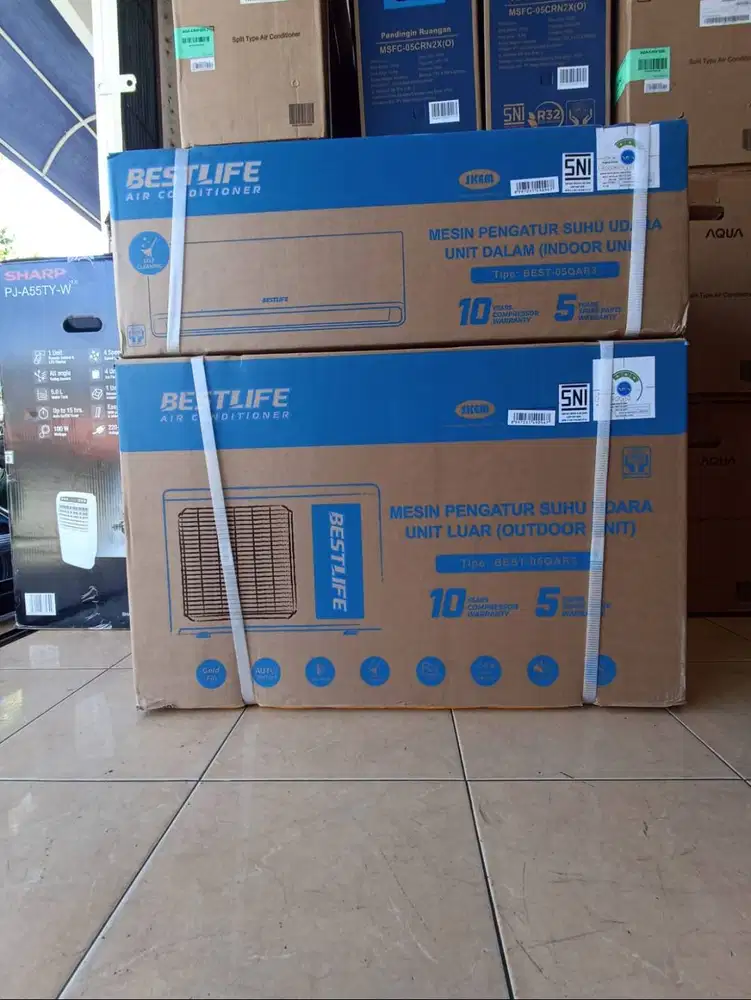 PAKET MURAH AC BESTLIFE 0,5 PK + PASANG