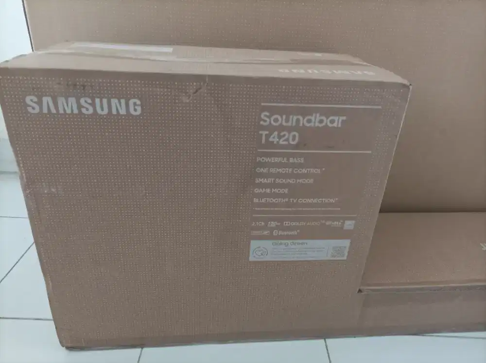 Soundbar Samsung+ sub woofer Bluetooth USB optical Baru Garansi Resmi