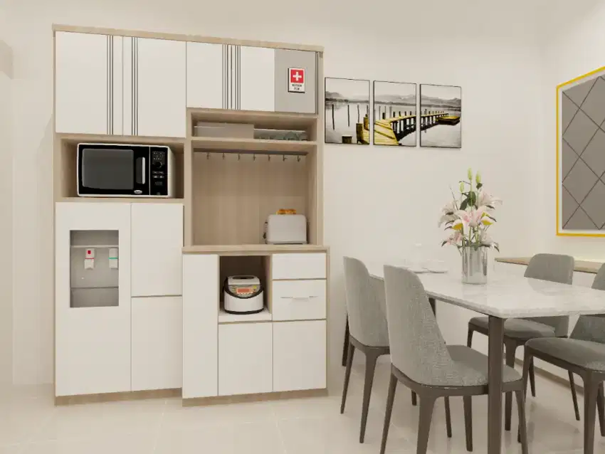 Jasa interior design kabinet dapur minimalis