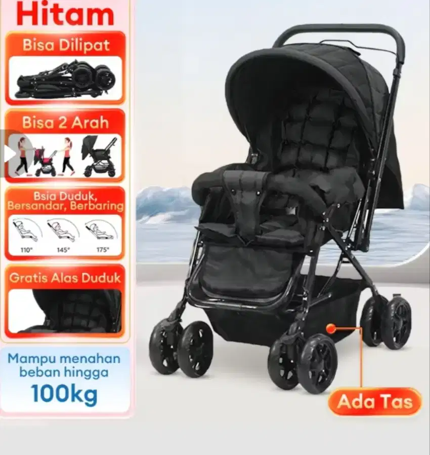Stroller bekas hanya 1 bulan pakai
