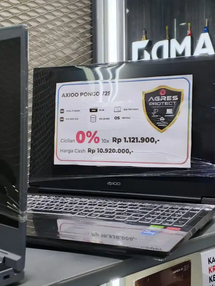 Laptop Gaming AXIOO PONGO Bisa Cicilan 0%! Mulai 1Jutaan/Bulan!