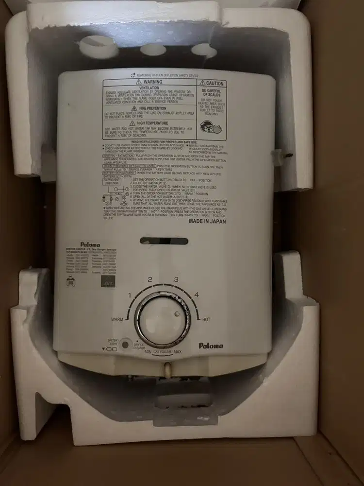 Water heater PH5RX Paloma air panas penghangat pemanas air