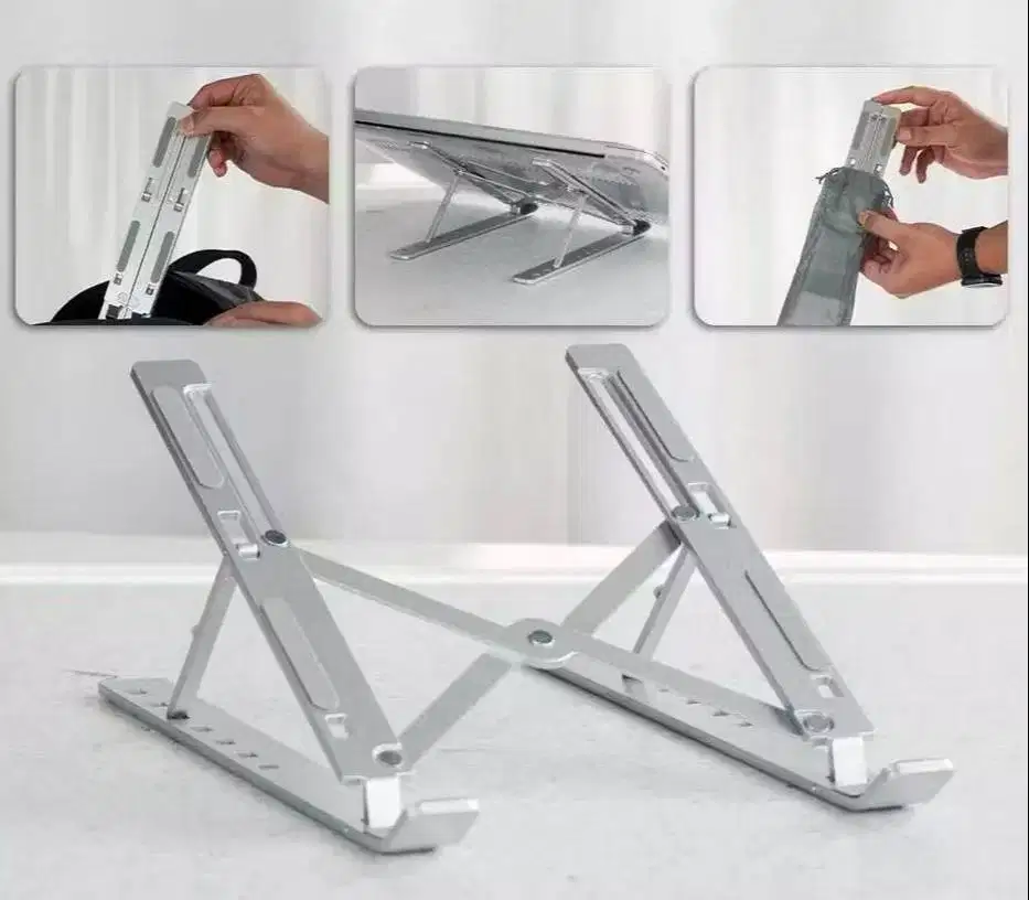 Stand Laptop 18CM Aluminium (Baru)