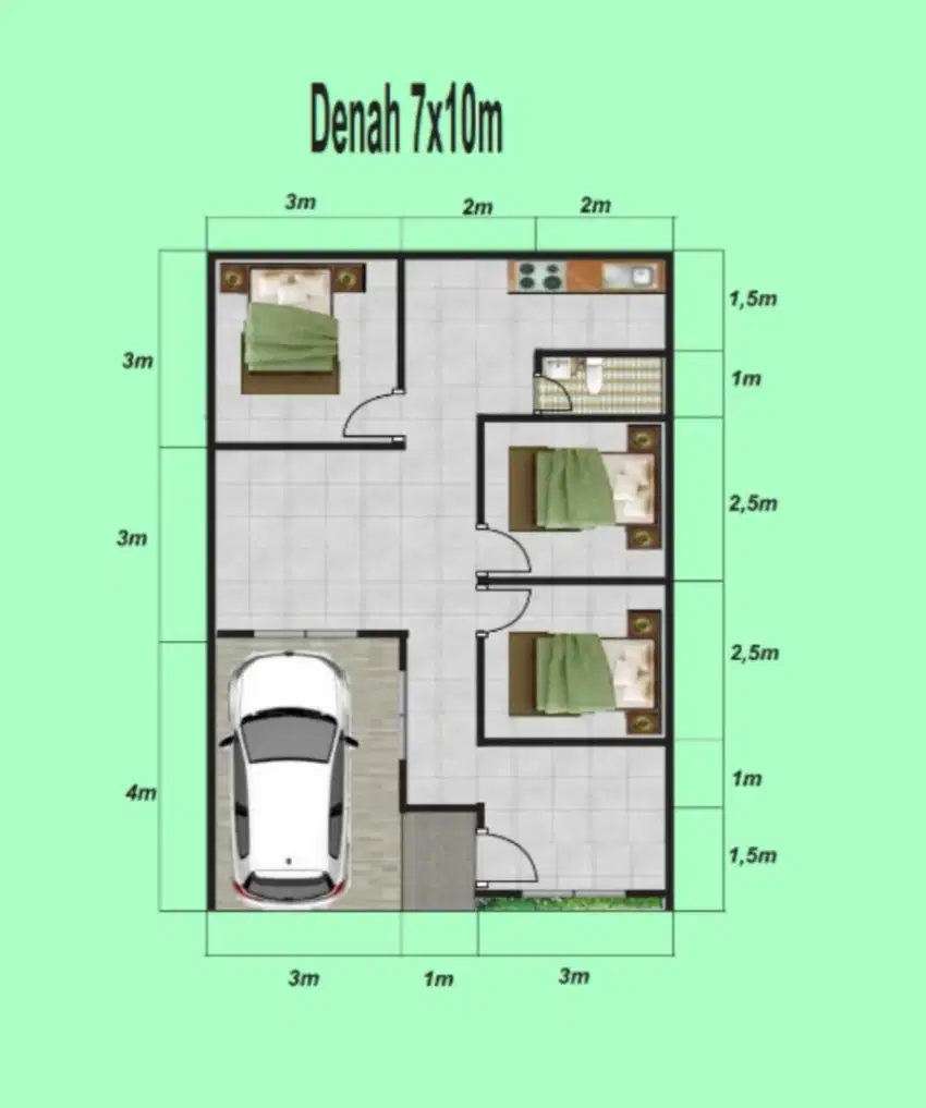 RUMAH MURAH LOKASI CILEDUG BISA KPR DEVELOPER
