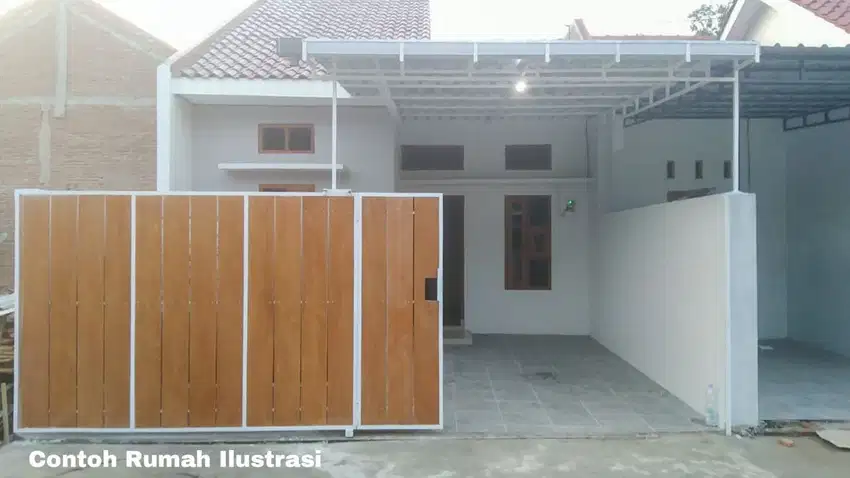 Rumah (Pesan Bangun) Bonus Pagar dan Canopy Nusukan Solo