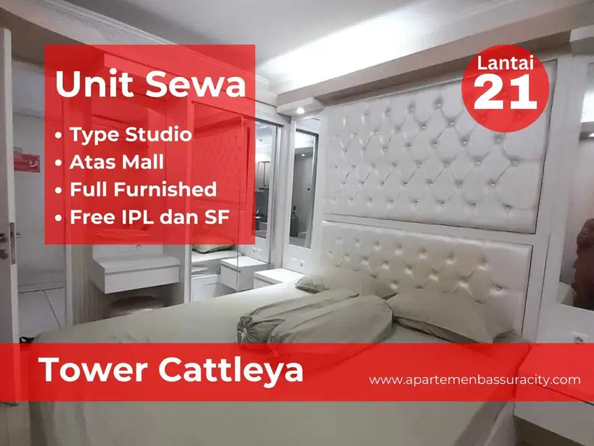 Sewa apartment Bassura City type studio atas mall