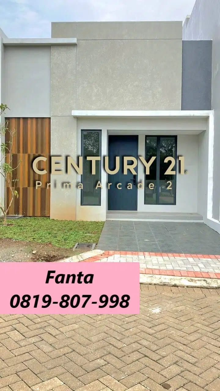 Rumah Fresh 1 Lantai Akses Mudah di Dekat Kampus UPJ Bintaro FM-15108