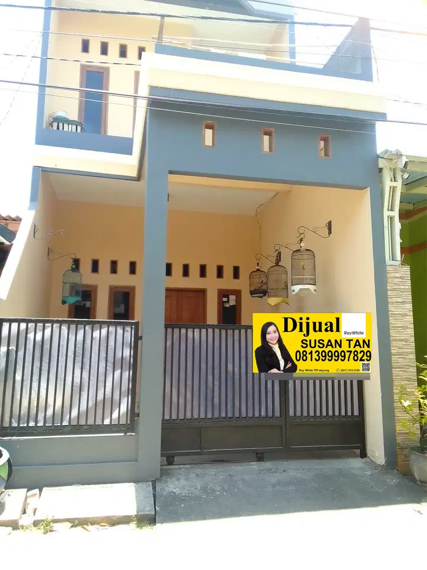 DIJUAL RUMAH 2 LANTAI KARANGAN JAYA WIYUNG SURABAYA