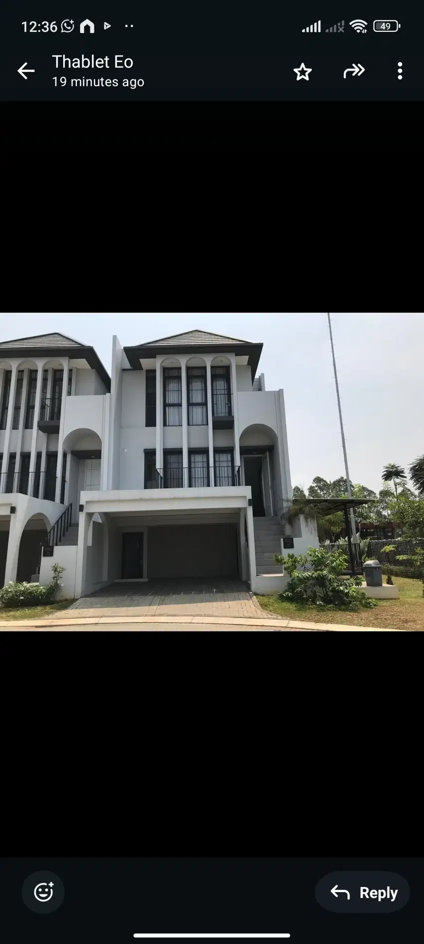 Di jUal Cepat Rumah Baru Hoek Greenwich Park BSD cluster Aether