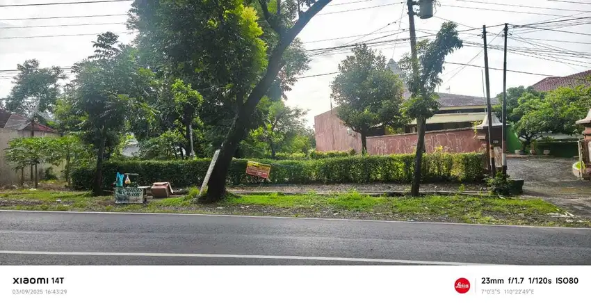 Tanah Kosong di Jl. Abdurahman Saleh dekat SMP 19