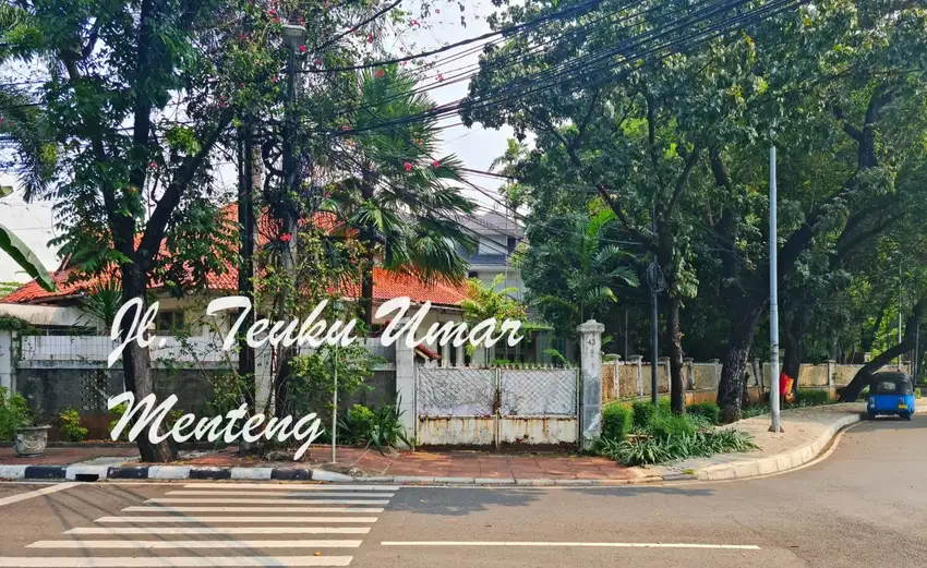 Rumah HITUNG TANAH Area VIP Pejabat Negara Jl Teuku Umar, Menteng