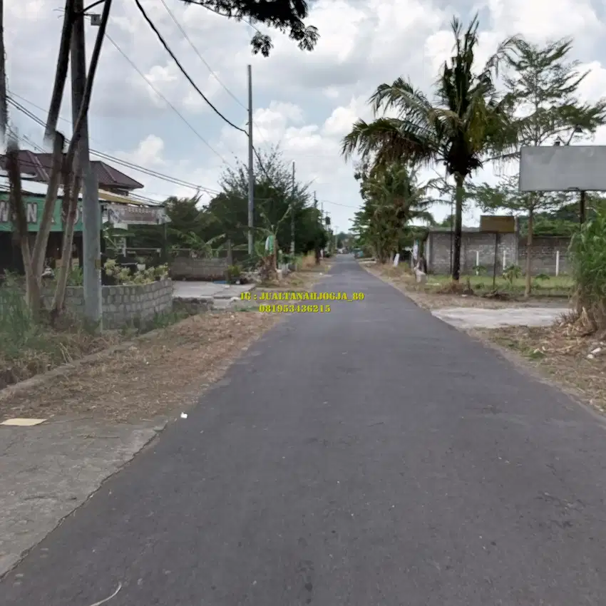 TANAH HOOK TERMURAH DEKAT TAMAN PALAGAN ASRI 3 TEPI ASPAL
